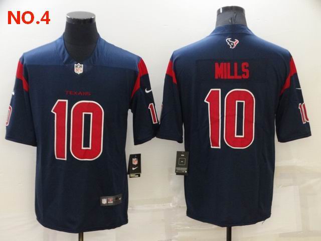 Houston Texans #10 Davis Mills Men's Nike Jersey NO.4;